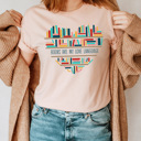 XXL Peach Books Are My Love Language Graphic Tee, Book Shelf Shirt 