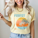 XXL Butter Life Is Better In Summer Comfort Colors Tee, Palm Tree Beach Shirt, Perfect Summer Tee