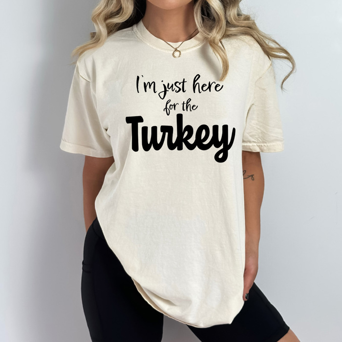 Thanksgiving Dinner Comfort Colors Tee, Dinner Side Dish Favorites Printed Tee, Fall Thankful Food Shirt
