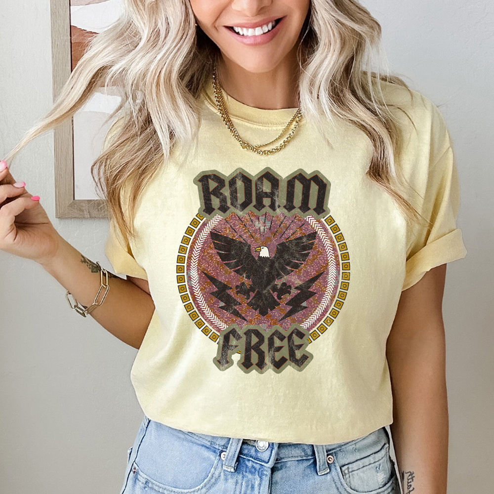 Rome Free Comfort Colors Tee, Retro Band Tee, Rock And Roll Shirt