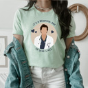 XXL Mint It's A Beautiful Day To Save Lives Graphic Tee, TV Show Valentines Shirt