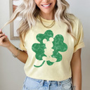  Theme Park Shamrock Comfort Colors Tee, Lucky Charm Mouse Shirt, Leprechaun Mouse Tee