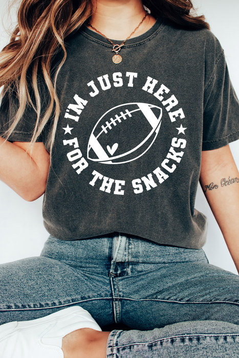 Here For The Halftime Show Comfort Colors Tee, Supper Bowl Football Graphic Tee, Game Day Shirt
