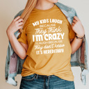 XXL Mustard My Crazy Is Hereditary Graphic Tee, Funny Crzy Family Shirt, Funny Sarcastic Tee