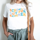  Schools Out For Summer Graphic Tee, Summer Brake Shirt, Teacher Tees 