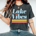XXL Pepper Lake Vibes Comfort Colors Tee, Summer Lake Trip Shirt, Boat Life Tee