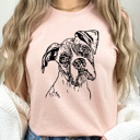  Boxer Dog Graphic Tee, I Love My Dog Shirt, Puppy Tee 