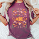 XXL Berry Fall Pumpkin Comfort Colors Tee, Pumpkin Patch Graphic Tee, Fall Vibes Printed Tee