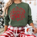  Merry Christmas Fleece Sweatshirt, Festive Holiday Pullover, Christmas Graphic 