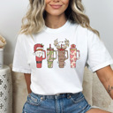  Christmas Favorite Cup Comfort Colors Tee, Girly Christmas 