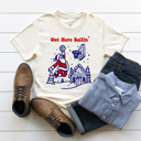  Out Here Ballin' basketball Santa Men's Graphic Tee, Sports Christmas Shirt, Christmas Gift For Husband