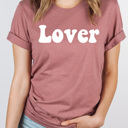 XXL Mauve Lover Valentines Day Graphic Tee, Galentine’s, V-Day Love Shirt 