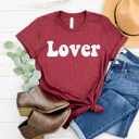 XXL Maroon Lover Valentines Day Graphic Tee, Galentine’s, V-Day Love Shirt 