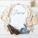 Large White Jesus Heart Graphic Tee, Easter Gospel Shirt 