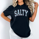  Salty Summer Comfort Colors Tee, Summer Beach Vacation Shirt, Salty Beach Shirt