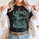  Land Mermaid Summer Graphic Tee, Splashy And Sassy Shirt, Beach Babe Tee