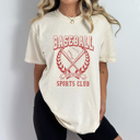  Baseball Sports Club Comfort Colors Tee, Go For The Strike Shirt, Baseball Game Day Tee