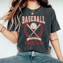 XXL Pepper Baseball Sports Club Comfort Colors Tee, Go For The Strike Shirt, Baseball Game Day Tee