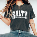 XXL Pepper Salty But Sweet Comfort Colors Tee, Salt Beach Summer Shirt, Sarcastic Tee