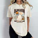 Small Ivory Halloweentown Vintage Ghost Comfort Colors Tee, Halloween