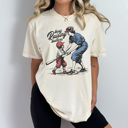  Busy Raising Ballers Comfort Colors Tee, Baseball Mom, Retro Baseball Shirt 