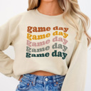  Game Day Stacked Fleece Sweatshirt, Football, Sports 