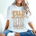 XXL White Fall Vibes Tour Comfort Colors Tee, Fall Activities Retro Band Tee, Autumn Vibes Printed Tee 