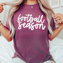 Small Berry Game Day Football Season Comfort Colors Tee, Football Sport Printed Tee, Fall Season Shirt 