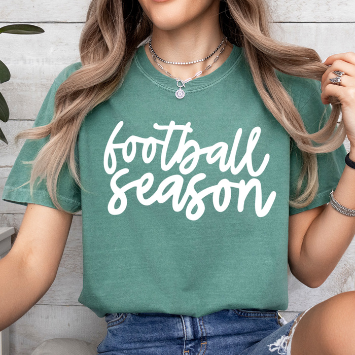Game Day Football Season Comfort Colors Tee, Football Sport Printed Tee, Fall Season Shirt 