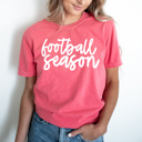 Small Watermelon Game Day Football Season Comfort Colors Tee, Football Sport Printed Tee, Fall Season Shirt 