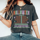 XXL Pepper Halloween Tour Comfort Colors Tee, Halloween Night Activities Printed Tee, Halloween Town Shirt 
