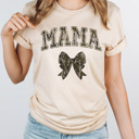  Mama Camo Bow Graphic Tee, Hunting Season Mom Shirt