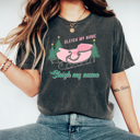 Small Pepper Sleigh My Name Comfort Colors Tee, Christmas Shirt 