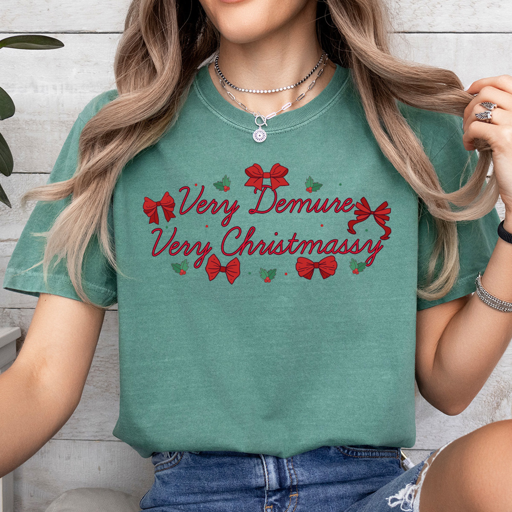 Very Demure Very Christmassy Comfort Colors, Trendy Christmas Shirt 