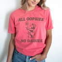 Large Watermelon All Oppsies No Daisies Comfort Colors Tee, Cute Bear Shirt