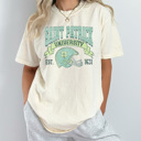 Large Ivory Saint Patrick University Comfort Colors Tee, Lucky Shirt