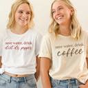  Save Water Drink Soda Graphic Tee, Caffeine Lover Shirt 