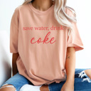  Save Water Drink Soda Comfort Colors, Caffeine Lover Shirt