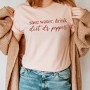  Save Water Drink Soda Graphic Tee, Caffeine Lover Shirt 