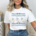 XXL White Vintage Blue Ribbon Goose Comfort Colors Tee, Silly Goose Shirt, Coqutte Bow Tee 