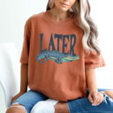 XXL Yam Later Gator Comfort Colors Tee, See Ya Latter Gator Shirt, Aligator Tee