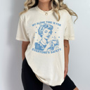 XXL Ivory My Alone Time Is For Everyone's Safety Comfort Colors Tee, Mom Life Shirt, Sarcastic Printed Tee