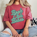 XXL Crimson Book Club Babes Comfort Colors Tee, Reading Books Printed Tee, Book Tok Shirt 
