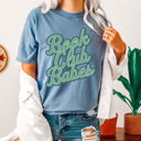  Book Club Babes Comfort Colors Tee, Reading Books Printed Tee, Book Tok Shirt 