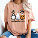 XXL Peachy Halloween Costume Geese Comfort Colors Tee, Spooky Goose Printed Tee, Halloween Funny Tee 