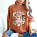  Little Monsters Floral Comfort Colors Tee, Bubu Flowers Printed Tee, Furry Friend Tee