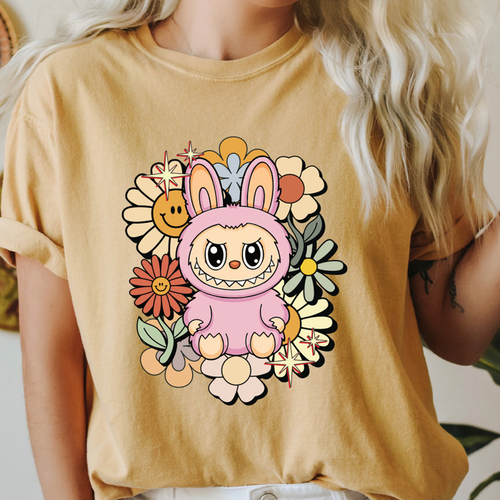 Little Monsters Floral Comfort Colors Tee, Bubu Flowers Printed Tee, Furry Friend Tee