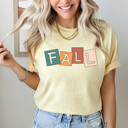  Colorful Thankful Fall Comfort Colors Tee, Hello Pumpkin Printed Tee, Colored Pumpkins Fall Tees 