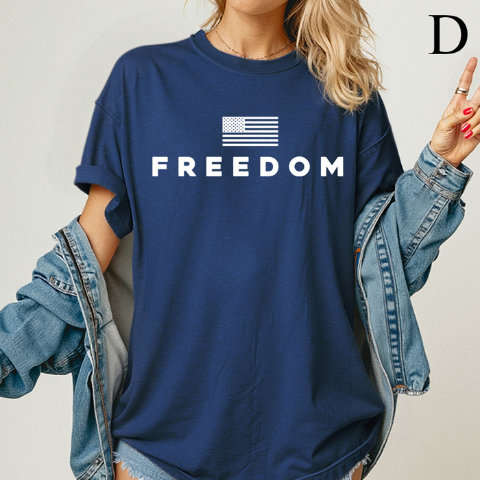 Freedom Comfort Colors Tees, Free Speech Graphic Tee, God Family Country Printed Tee 