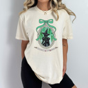  Change For The Good Comfort Colors, Green Witch, Pink Witch, Trendy Printed Tee, Pink And Green Graphic Tee